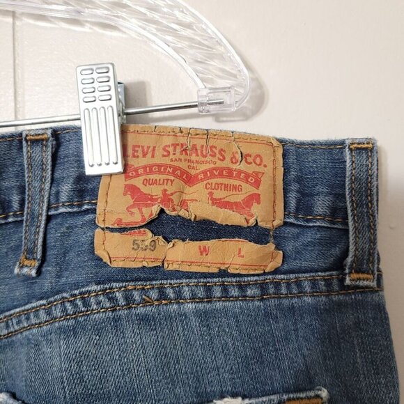 Mens 559 Levis Jeans Relaxed Straight Size 46x29 - Picture 11 of 11